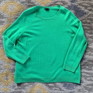 Talbots Cashmere Sweater green 2XP petites